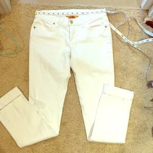 Tory Burch white jeans
